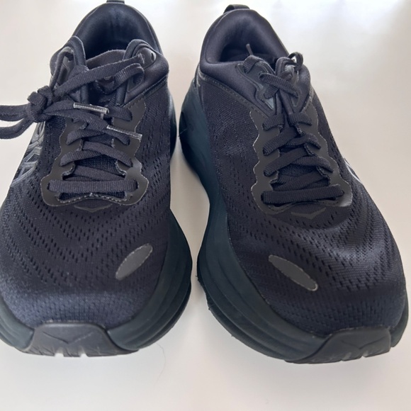 Hoka Bondi 8 Women's Black Athletic Shoes in Size 7 and Size 7.5 - Picture 6 of 10